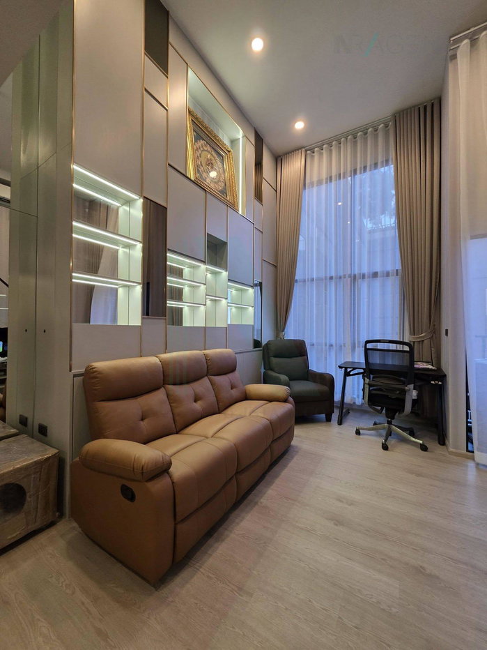 รูป 🚩 ขายคอนโด ออริจิ้น ปลั๊ก แอนด์ เพลย์ สิรินธร สเตชั่น อาคาร 1 ชั้น 27 Duplex ขนาด 36 ตรม ใกล้ MRT สิรินธร - รูปที่ 3/8