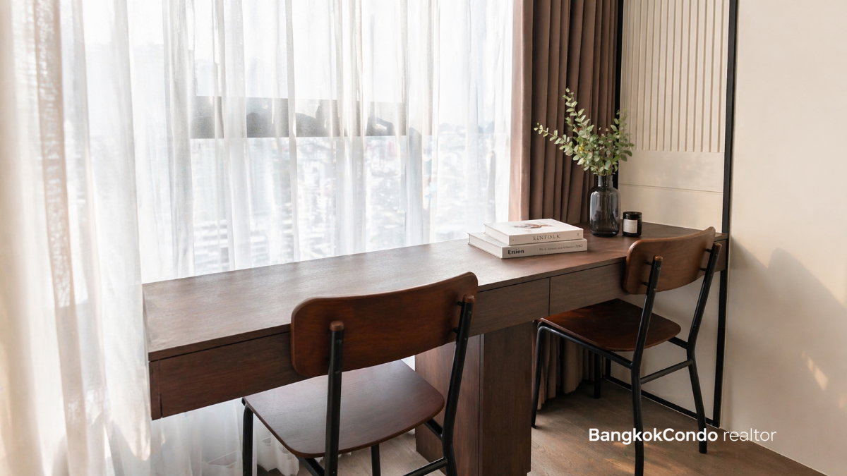 รูป 🍀🍀 Fully furnished💝 ให้เช่า📌 พาร์ค ออริจิ้น จุฬา-สามย่าน  (Line: @rent2022)BTS พญาไท พร้อมเข้าอยู่ 🔖A10967 - รูปที่ 4/8