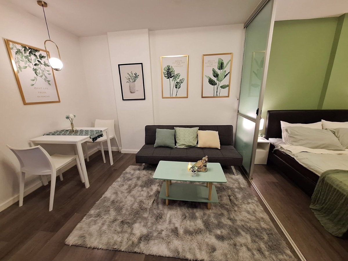 รูป ให้เช่า ดีคอนโด แคมปัส รีสอร์ท บางนา 🏡 รีโนเวทใหม่ พร้อมอยู่‼️ #ตอบแชทไว 🔥🔥 รหัส M2104 - รูปที่ 3/8