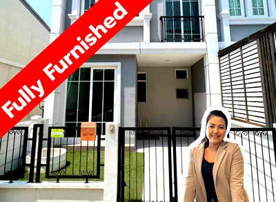Houses for rent Prawet : 2-Bedroom Detached House for Rent in Golden Town 3 Bangna-Suanluang