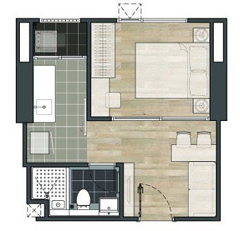 รูป บางซื่อ/วงศ์สว่าง📢ให้เช่าแอสปาย รัชดา-วงศ์สว่าง ✨1 bedroom ชั้น24 อาคารA วิวโล่ง มุมสวย ไม่มีห้องตรงข้าม ✨ ติด MRT วงศ์สว่าง💜 (เจ้าของปล่อยเช่าเอง) - รูปที่ 8/10