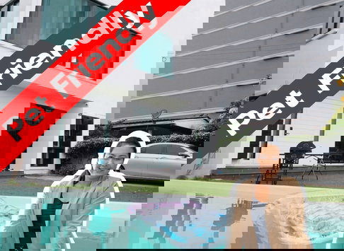 ให้เช่าบ้านเดี่ยวโมเดิร์น 2 ชั้น พร้อมสระว่ายน้ำส่วนตัว ย่านอุดมสุข 42