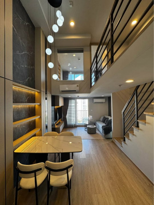 รูป ให้เช่าคอนโด The Culture Chula แบบดูเพล็กซ์ 2 ห้องนอน วิวสวนลุม - รูปที่ 3/10