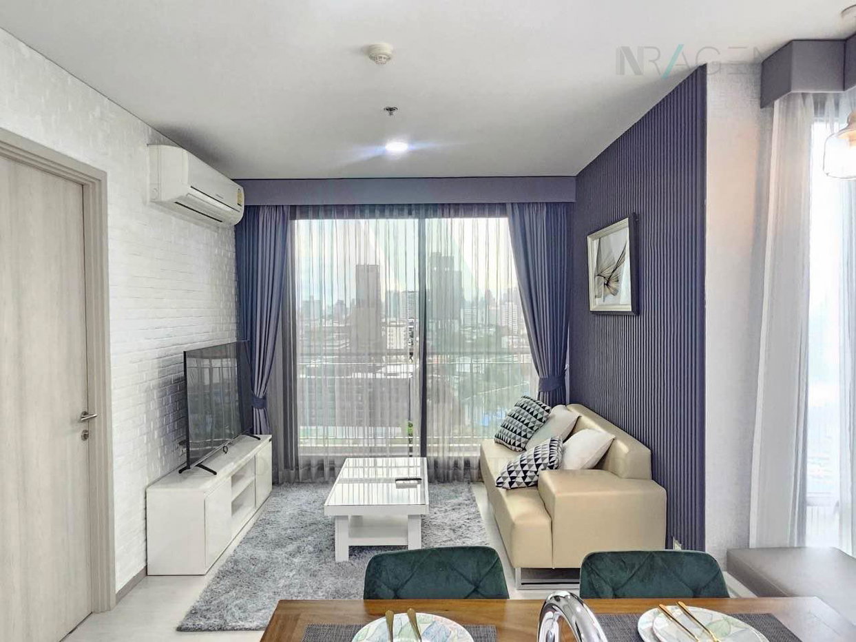 รูป 🎉 ให้เช่าคอนโด ริทึ่ม สุขุมวิท 42 อาคาร 1 ชั้น 12 1 ห้องนอน ขนาด 45 ตรม ใกล้ Gateway Ekamai - รูปที่ 3/8