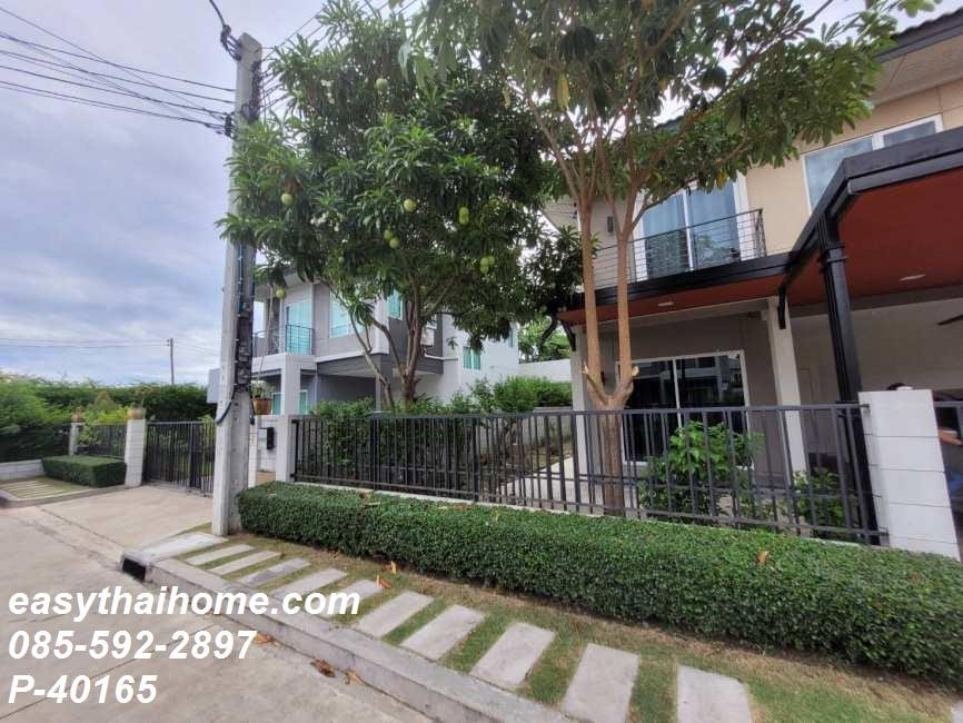 รูป P-40165 บ้านเช่า 3 นอนสวย สไตล์โมเดิร์น เซนโทร สุขสวัสดิ์ - พระราม 3! 27,000 บาท : ย่านทุ่งครุ | Line Id @easythaihome | 085-592-2897 - รูปที่ 12/48
