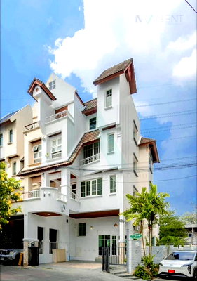 Townhouses for rent Bangkok : 📌 For Rent 4-story Townhouse BUSARAKUM PLACE 5 bedroom 5 bathroom