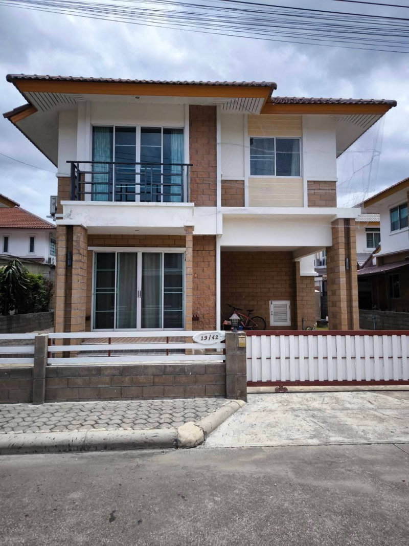 บ้านเดี่ยวให้เช่า : บ้านเดี่ยว 3 ห้องนอน 2 ห้องน้ำ ให้เช่า ในโครงการ The Patio อำเภอสันทราย จังหวัดเชียงใหม่ (R1061) T.0946511456