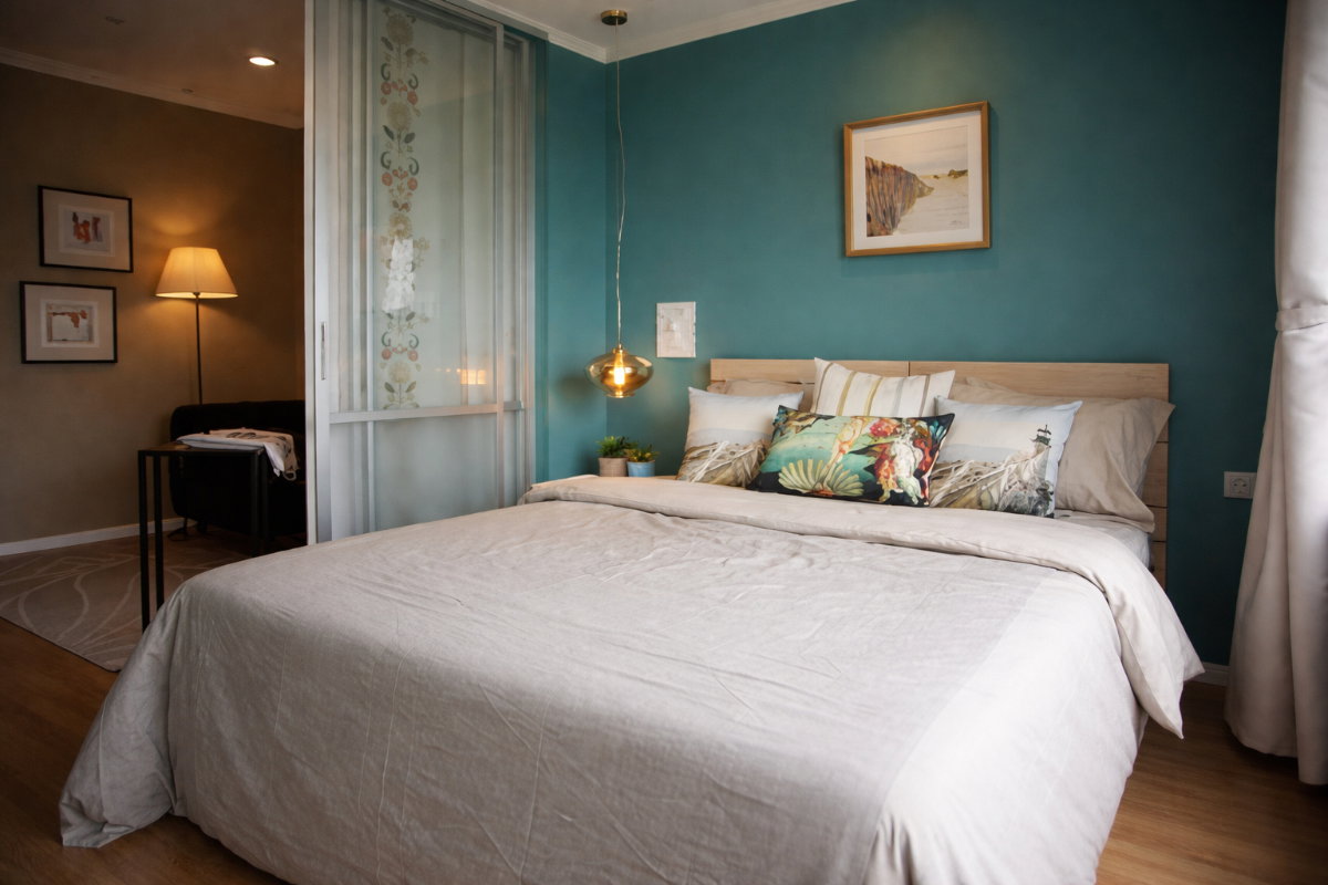 รูป สตูดิโอ ชั้นสูง อโศก–พระราม 9 งบ 17K คุ้ม🔥 Life Asoke - Rama 9 - รูปที่ 4/7