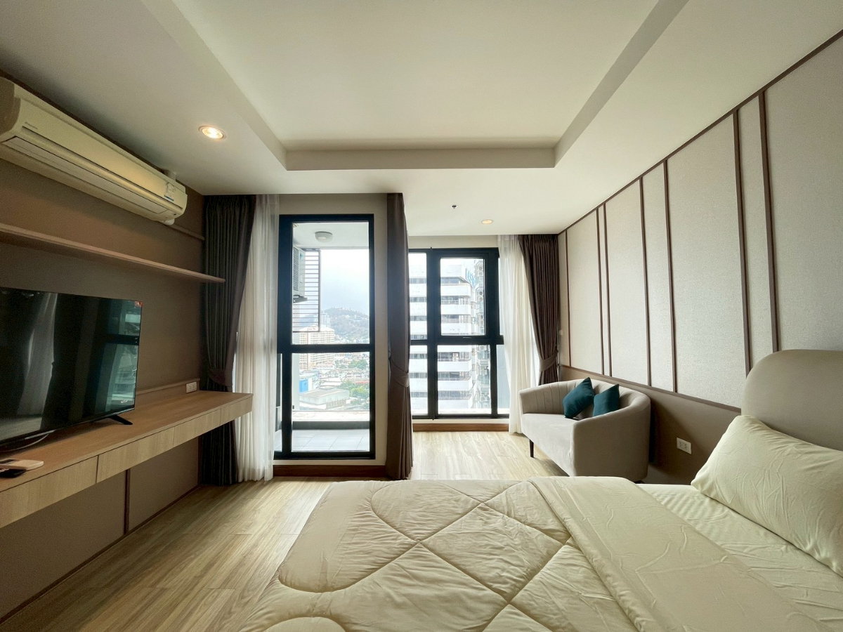 รูป ให้เช่า คอนโด ลัดดาพลัส ศรีราชา 35 ตร.ม. วิวเมือง เฟอร์ครบ ใจกลางเมือง ใกล้ห้าง - รูปที่ 6/19