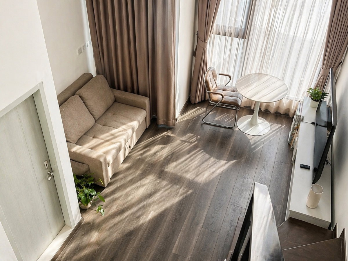 picture Duplex with high ceiling in Ratchayothin, 22K budget, 2 bathrooms — great value 🔥 Knightsbridge Space - 6/9