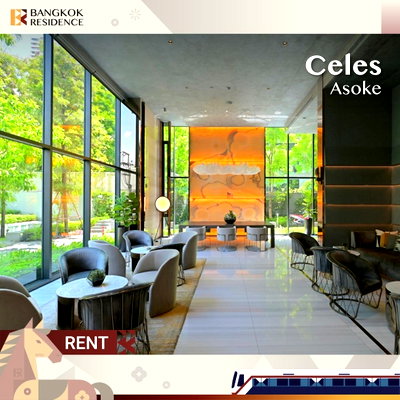 คอนโดให้เช่า :  เช่าคอนโด💎 Celes Asoke 2นอน 89ตรม 100k ห้อง Duplex สวยหายาก💖ติด MRT สุขุมวิท 