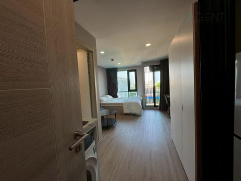 🎊 For Rent Condo BROMPTON PET FRIENDLY SAMRONG-STATION Building 1, Floor 7,Studio, Room size 23 sqm