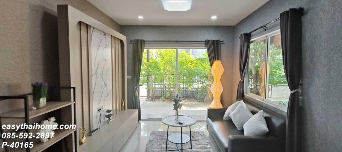 รูป P-40165 บ้านเช่า 3 นอนสวย สไตล์โมเดิร์น เซนโทร สุขสวัสดิ์ - พระราม 3! 27,000 บาท : ย่านทุ่งครุ | Line Id @easythaihome | 085-592-2897 - รูปที่ 27/48