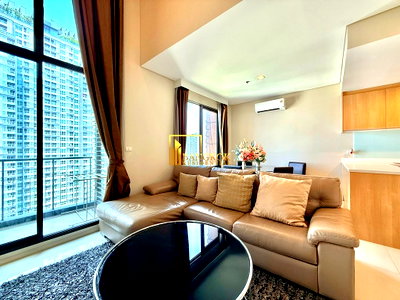 Condos for rent : Villa Asoke | Lovely 1 Bed Duplex Condo For Rent Near MRT - BR2851CD