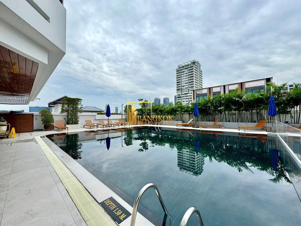 รูป Beautiful 3 Bedroom Serviced Apartment Near Public Park Area - BR7408SA - รูปที่ 23/37