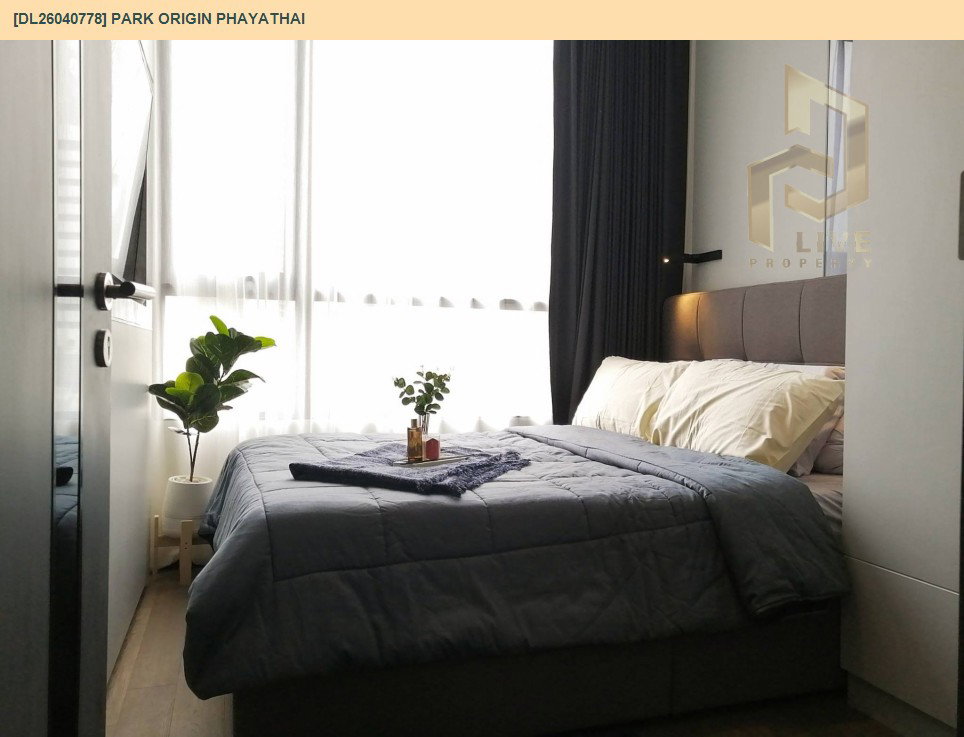 รูป DL26040778 ให้เช่าคอนโด พาร์ค ออริจิ้น พญาไท (PARK ORIGIN PHAYATHAI) ใกล้ BTS พญาไท พร้อมเข้าอยู่ โทรด่วน 0614453194 LineID @162cjixi - รูปที่ 5/7