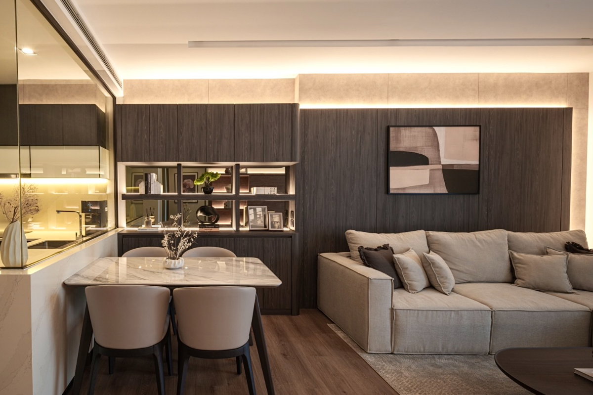 รูป Rare Unit! The Room สุขุมวิท 38 ใกล้ BTS ทองหล่อ, Modern Luxury Room ขนาด 79.62 ตรม. ,ห้องสวยมาก Fully furnished พร้อมเข้าอยู่ - รูปที่ 6/40