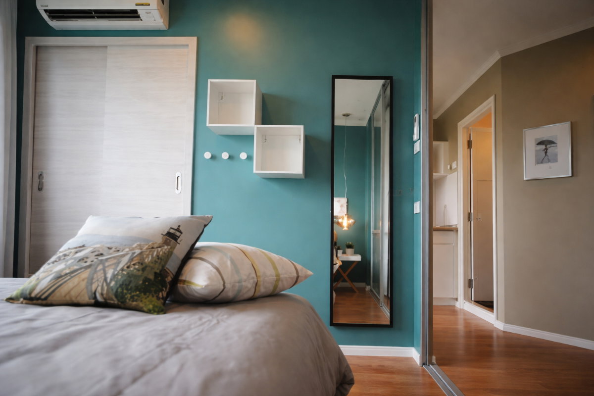 รูป สตูดิโอ ชั้นสูง อโศก–พระราม 9 งบ 17K คุ้ม🔥 Life Asoke - Rama 9 - รูปที่ 6/7