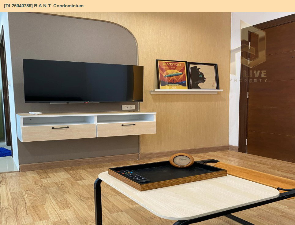 รูป DL26040789 ขายคอนโด บี.เอ.เอ็น.ที. คอนโดมิเนียม (B.A.N.T. Condominium) ใกล้ MRT อิสรภาพ พร้อมเข้าอยู่ โทรด่วน 0614453194 LineID @162cjixi - รูปที่ 9/10