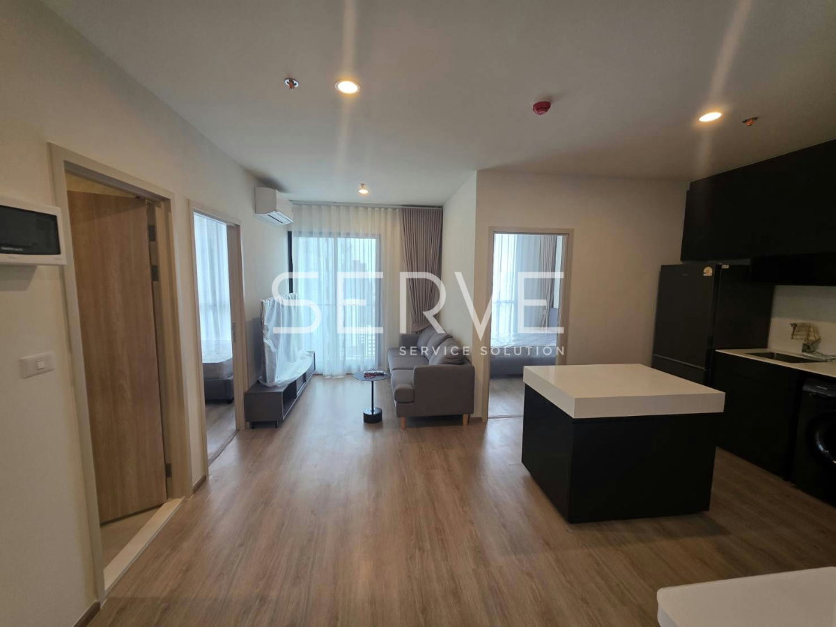 รูป 🔥60K- ห้องคอมบาย 2นอน ไซส์ใหญ่ ชั้นสูงสุดๆ 25+ วิวดีมาก เฟอร์จัดเต็มมาก พร้มอเข้าอยู่ คอนโดใหม่ทำเลดี ใกล้ MRT พระราม 9  @  NUE District R9  - รูปที่ 2/11