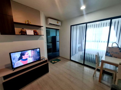 Condos for rent Central Plaza Bang Na : 🥳[RAR2604-2475] The Excel Groove (Lasalle 52). C Building, Fl.3rd*Washing machine *Near MRT Sri Lasalle(Yellow line)💚Line id: @thefirstagent**