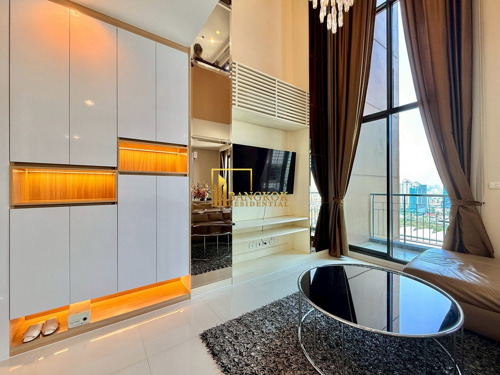 รูป Villa Asoke | Lovely 1 Bed Duplex Condo For Rent Near MRT - BR2851CD - รูปที่ 5/34