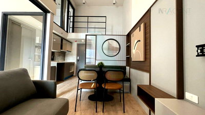 Condos for rent : For Rent Condo IDEO RAMA 9 - ASOKE Building 1, Floor 32,Duplex 2 bed room, Room size 52 sqm