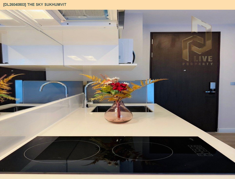 รูป DL26040803 ให้เช่าคอนโด เดอะ สกาย สุขุมวิท (The Sky Sukhumvit) ใกล้ BTS อุดมสุข พร้อมเข้าอยู่ โทรด่วน 0653619502 LineID @897iyzll - รูปที่ 6/8
