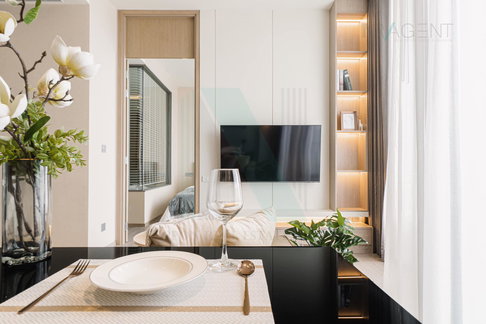 📌 For rent condo THE ESSE ASOKE Building 1, Floor 22,1 bed room, Room size 47.00 sqm