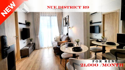 Condos for rent RCA : 🌹✨ Exclusive Unit For Rent 📌 Nue District R9 Condominium 🌸 (Line: @rent2022) | Prime Rama 9 Location  ✨ Ready to move in! ✨ 📌 Ref Code: A09583