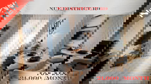 🌹✨ Exclusive Unit For Rent 📌 Nue District R9 Condominium 🌸 (Line: @rent2022) | Prime Rama 9 Location  ✨ Ready to move in! ✨ 📌 Ref Code: A09583