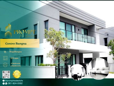 เช่าบ้านเดี่ยว สมุทรปราการ : CD03804 - Centro Bangna : MegaBangna