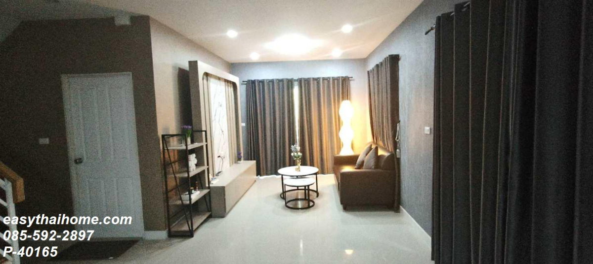 รูป P-40165 บ้านเช่า 3 นอนสวย สไตล์โมเดิร์น เซนโทร สุขสวัสดิ์ - พระราม 3! 27,000 บาท : ย่านทุ่งครุ | Line Id @easythaihome | 085-592-2897 - รูปที่ 11/48