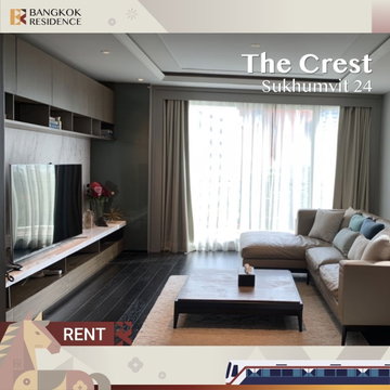  เช่าคอนโด 🌃The Crest Sukhumvit 24 3นอน 248.37ตรม 200k ยูนิตว่าง⭐ใกล้ BTS พร้อมพงษ์ 