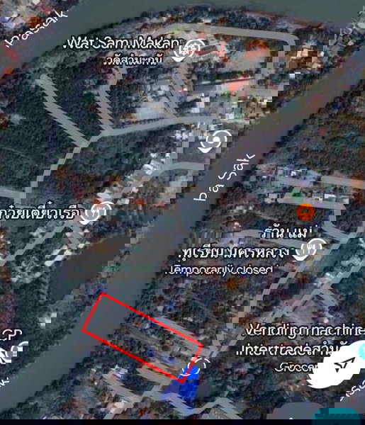picture Land for Sale – Road Frontage & Riverfront View at Ayutthaya province  - 2/10