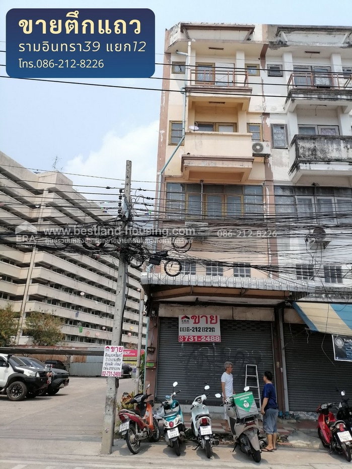 รูป ขายตึกแถว 4 ชั้น 17 ตรว. ถ.รามอินทรา39 แยก12 - รูปที่ 1/9