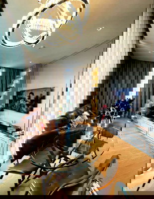 คอนโดให้เช่า : ว่างพร้อมอยู่! 28 Chidlom. 2นอน 69ตร.ม. Line id: @pfagent