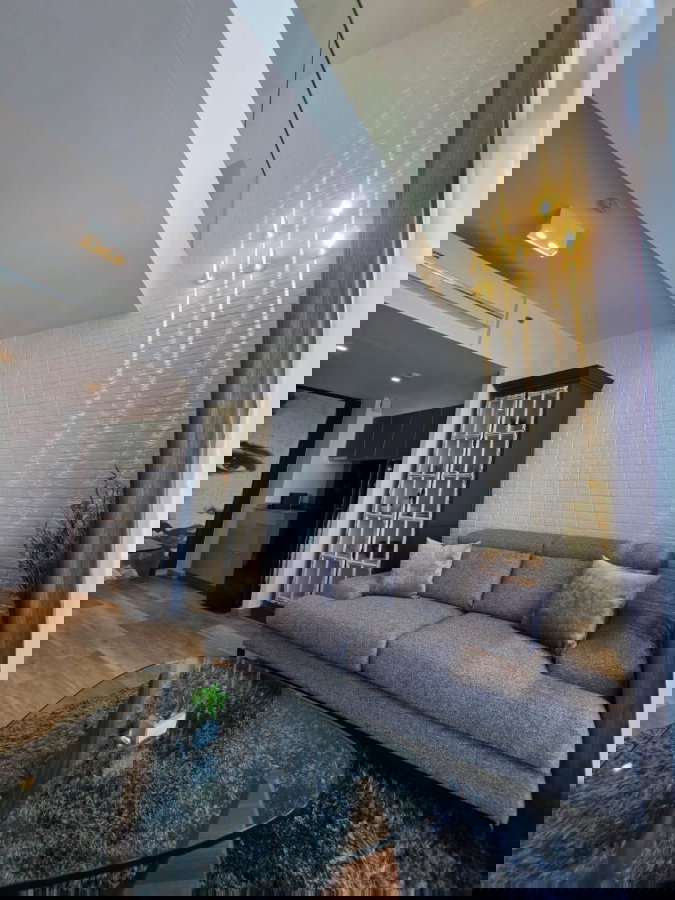 รูป เช่า คอนโด The Lofts Ekkamai ห้องดูเพล็กซ์ เฟอร์ครบ พร้อมเข้าอยู่ - รูปที่ 10/27