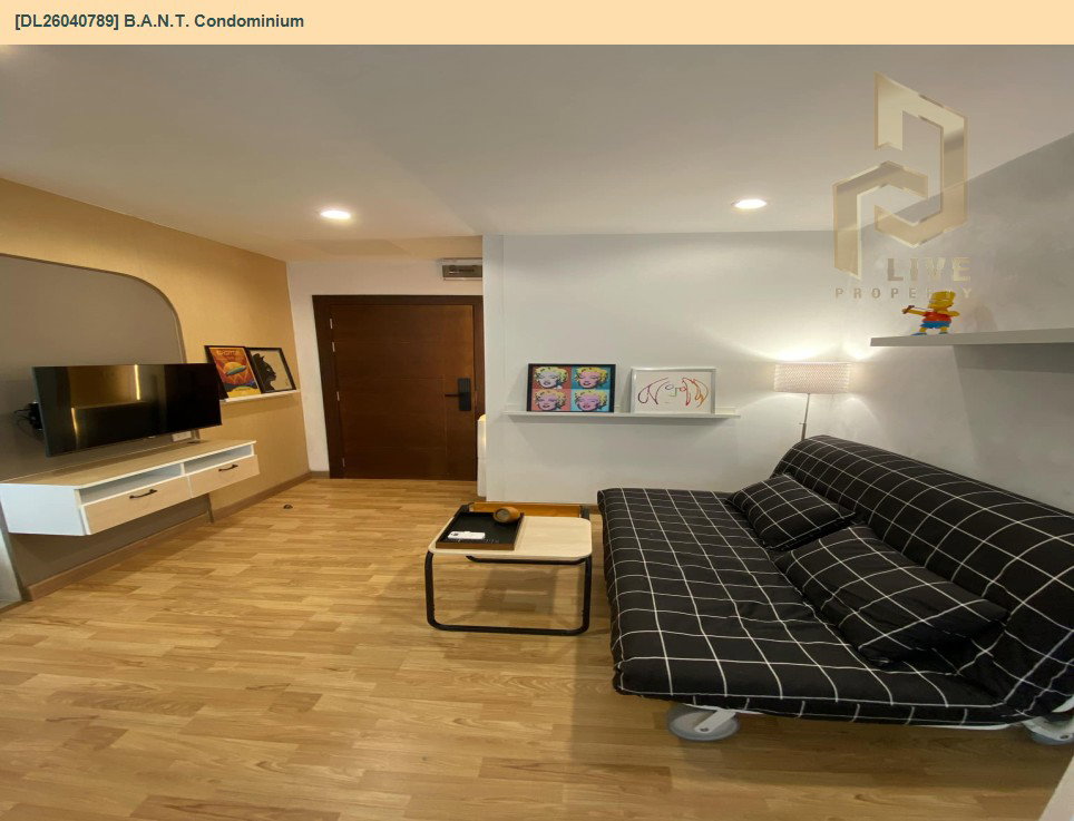รูป DL26040789 ขายคอนโด บี.เอ.เอ็น.ที. คอนโดมิเนียม (B.A.N.T. Condominium) ใกล้ MRT อิสรภาพ พร้อมเข้าอยู่ โทรด่วน 0614453194 LineID @162cjixi - รูปที่ 3/10