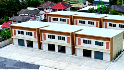Factory for rent Kasem Bundit Phatthanakan University  : Warehouse with Office for Rent near Si Nut BTS Station, Sukhumvit 77, On Nut 51 (SPSJP278)