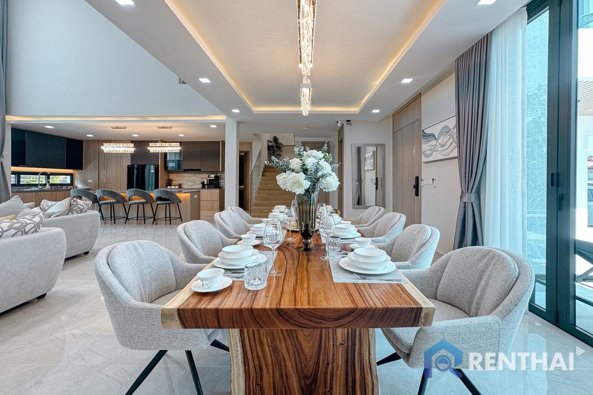 รูป บ้านหรูสไตล์โมเดิร์นทรอปิคอล 5 ห้องนอน ทำเลศักยภาพพัทยา - รูปที่ 8/20