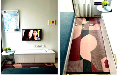 คอนโดให้เช่า : code : H243 ว่างแล้ว!! คอนโดให้เช่า เดอะ ทรี สุขุมวิท 71 - เอกมัย  | ห้องหน้ากว้าง ทิศใต้ เฟอร์ครบ พร้อมเข้าอยู่ 1/5/69