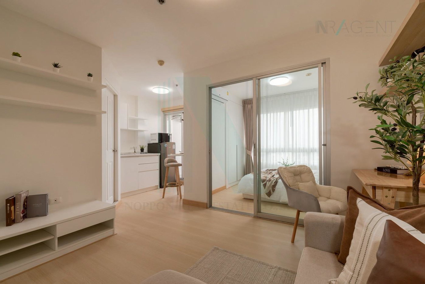 รูป ขายคอนโด เดอะ ทรัสต์ ปิ่นเกล้า อาคาร 1 ชั้น 19 1 ห้องนอน ขนาด 28 ตรม ใกล้ เซ็นทรัลปิ่นเกล้า - รูปที่ 6/8