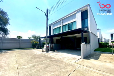 ทาวน์โฮม เมืองปทุมธานี ปทุมธานี : ขายทาวน์โฮม 2 ชั้น พลีโน่ ติวานนท์ หลังมุม 18.5 ตร.ว. พร้อมอยู่ ต่อเติมครบ ใกล้นิคมบางกระดี่