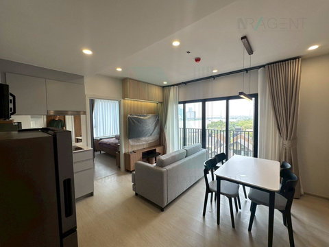 For Rent Condo NUE RIVEREST RATBURANA Building H, Floor 7,2 bed room, Room size 50 sqm