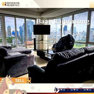 Condos for sale : 🎯 Condo for Sale at Baan Rajprasong, near BTS Ratchadamri 🚆, Spacious Unit with Garden View in the City Center