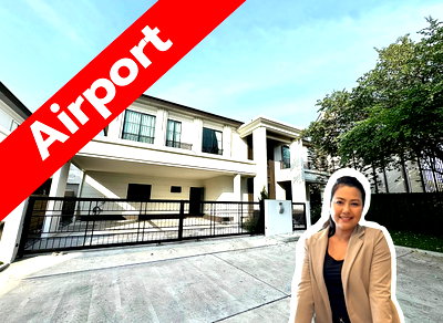 เช่าบ้านเดี่ยว นิคมอัญธานี (เจมโมโปลิส) : ให้เช่าบ้านเดี่ยว 4 ห้องนอนเศรษฐสิริบางนา-สุวรรณภูมิ