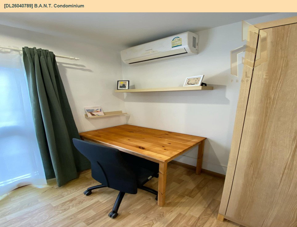 รูป DL26040789 ขายคอนโด บี.เอ.เอ็น.ที. คอนโดมิเนียม (B.A.N.T. Condominium) ใกล้ MRT อิสรภาพ พร้อมเข้าอยู่ โทรด่วน 0614453194 LineID @162cjixi - รูปที่ 5/10