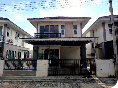 บ้านเดี่ยว กาญจนบุรี : BP00871 ขายบ้านแฝด หมู่บ้าน พีซี วิลเลจ ตำบล วังขนาย อำเภอ ท่าม่วง จังหวัด กาญจนบุรี