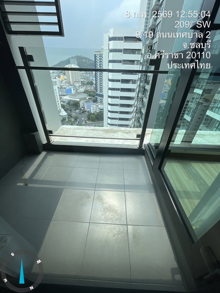 รูป ให้เช่า คอนโด ลัดดาพลัส ศรีราชา 35 ตร.ม. วิวเมือง เฟอร์ครบ ใจกลางเมือง ใกล้ห้าง - รูปที่ 18/19